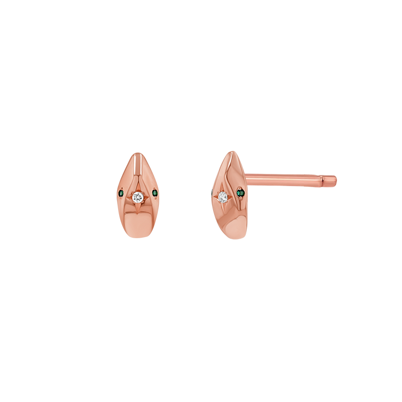 Serpentine Stud Earrings