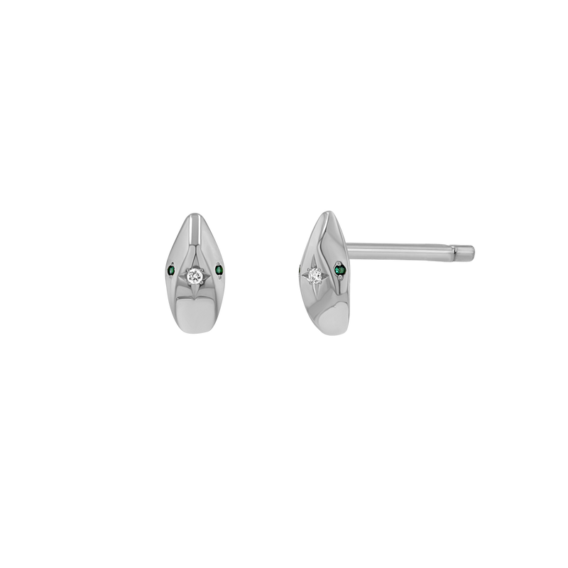 Serpentine Stud Earrings