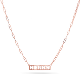 Customizable Cut-Out Name Necklace