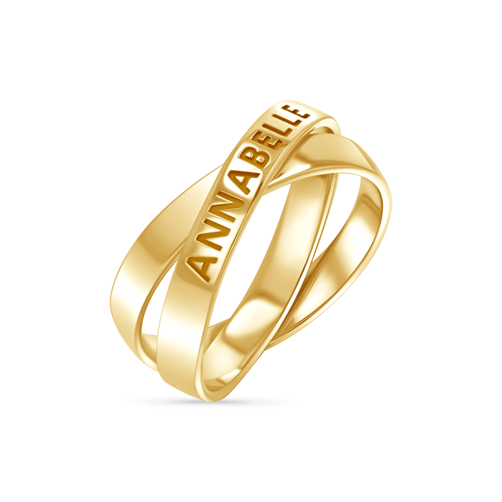 Interlocked Engravable Ring