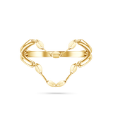 Demure Duo Chain Ring