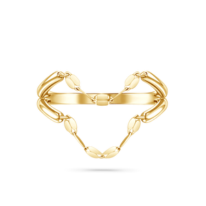 Demure Duo Chain Ring