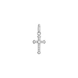 Orthodox Diamond Cross Charm