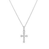 Orthodox Diamond Cross Charm