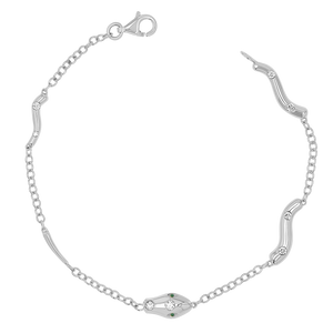 Diamond Serpentine Strand Bracelet