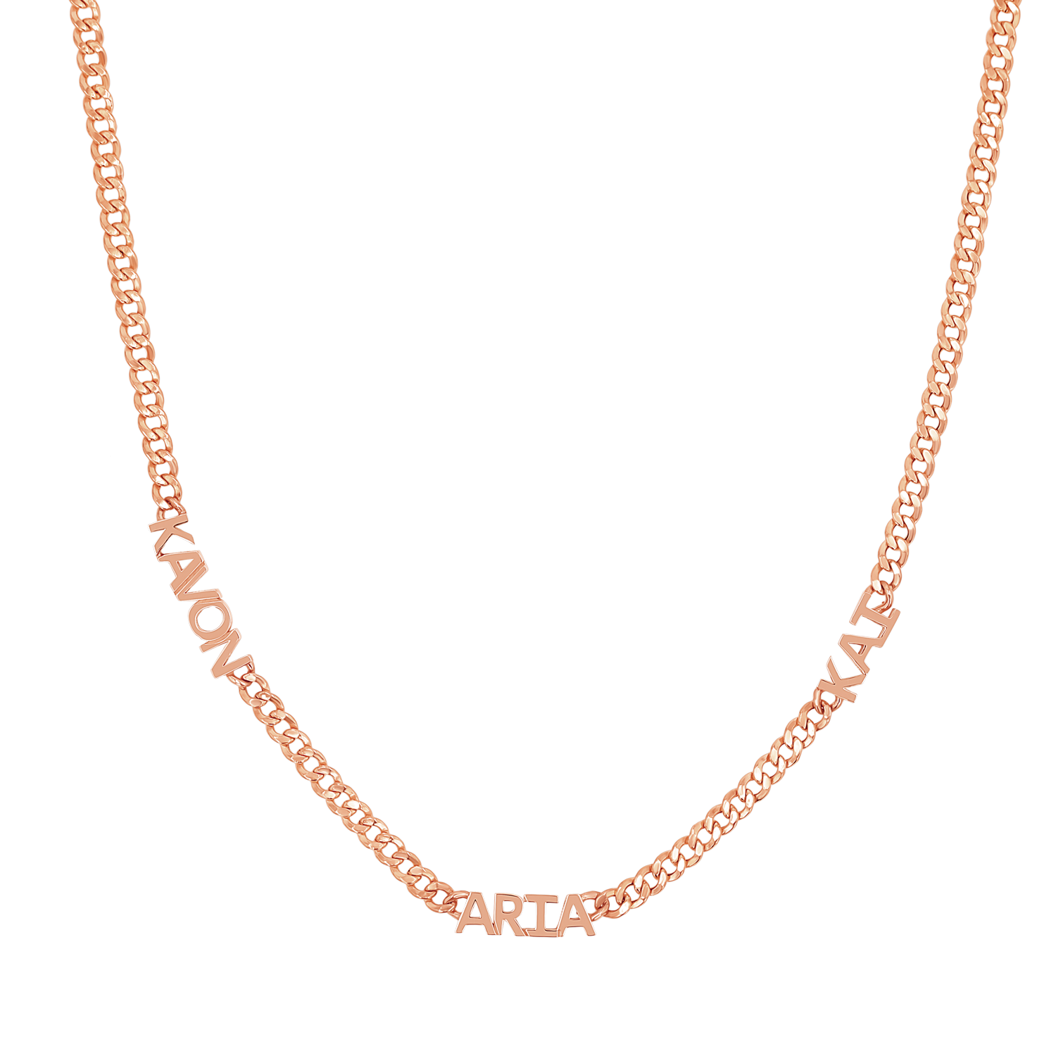 Mini Name Cuban Chain Necklace