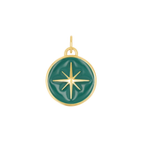 North Star Enamel Charm