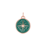 North Star Enamel Charm