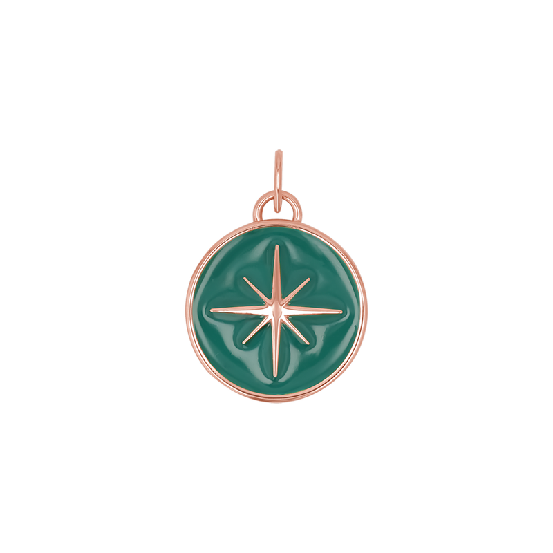 North Star Enamel Charm