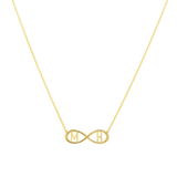 Infinity Letter Necklace