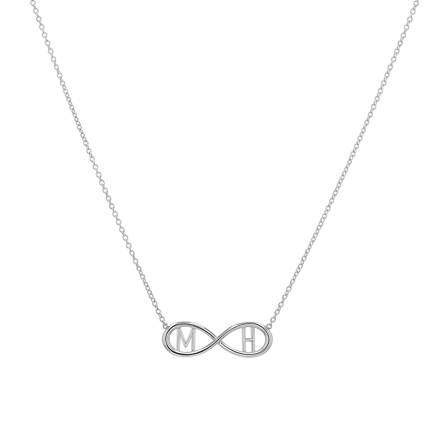 Infinity Letter Necklace