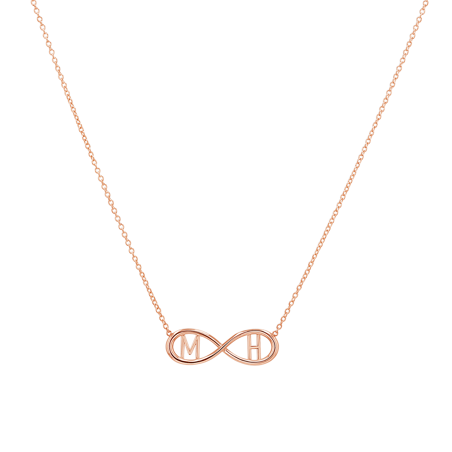 Infinity Letter Necklace