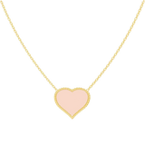 Kids Enamel Heart Necklace