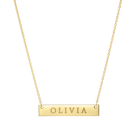 14K Gold Name Necklaces - Baby Gold