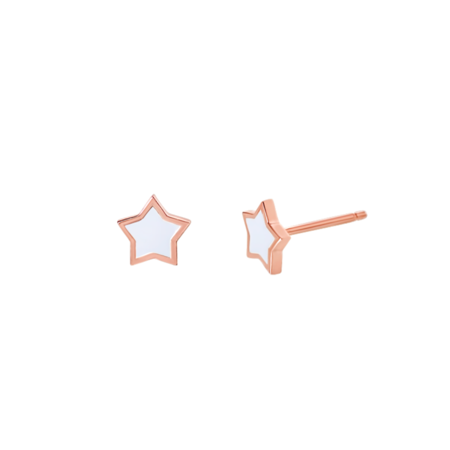 Twinkle Star Enamel Stud Earrings