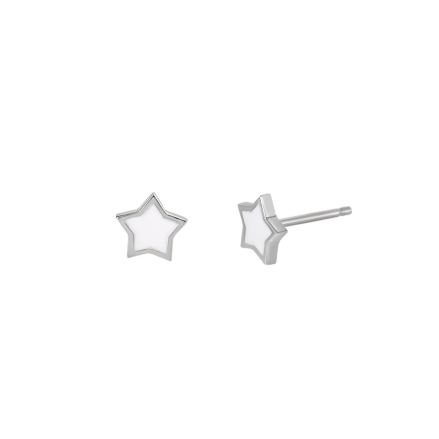 Twinkle Star Enamel Stud Earrings