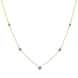 Graduating Genuine Turquoise Necklace