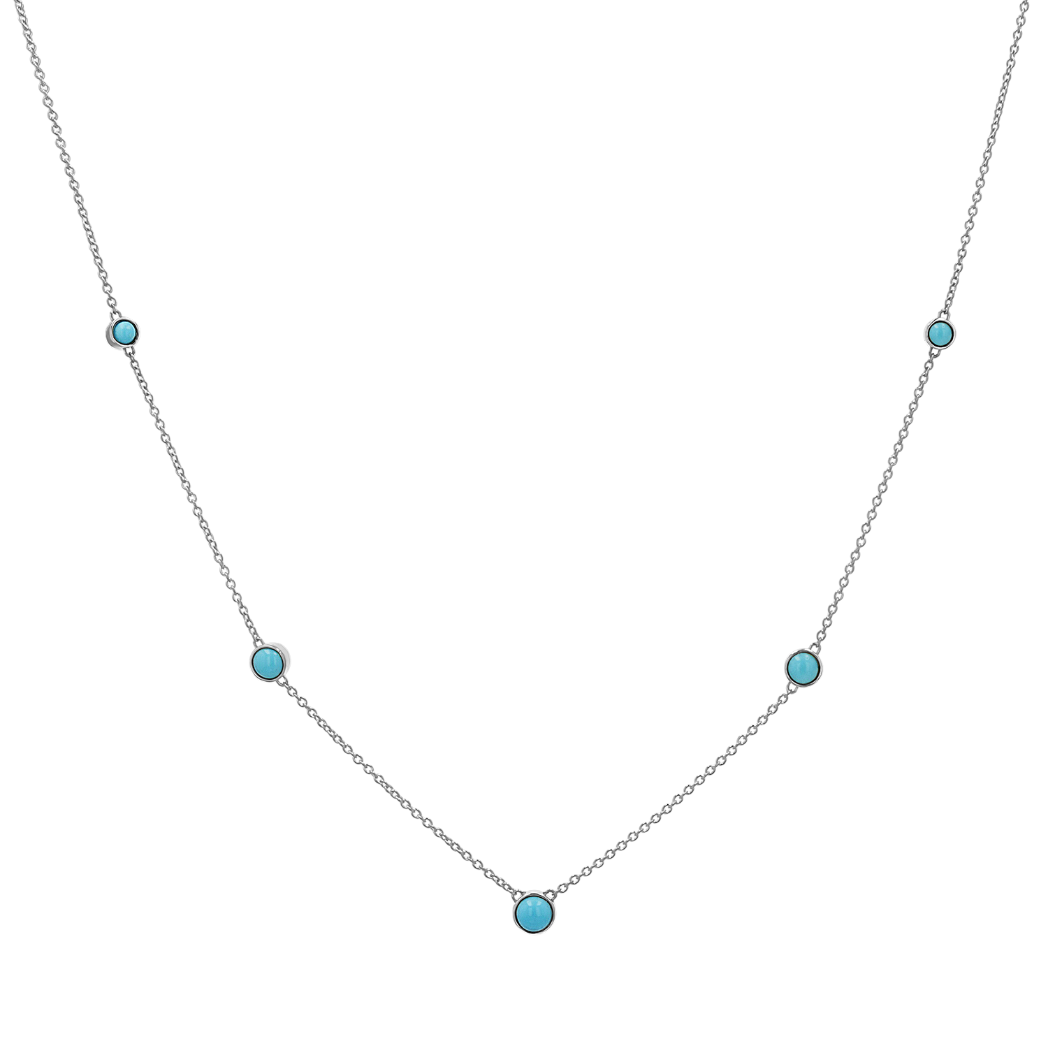 Graduating Genuine Turquoise Necklace