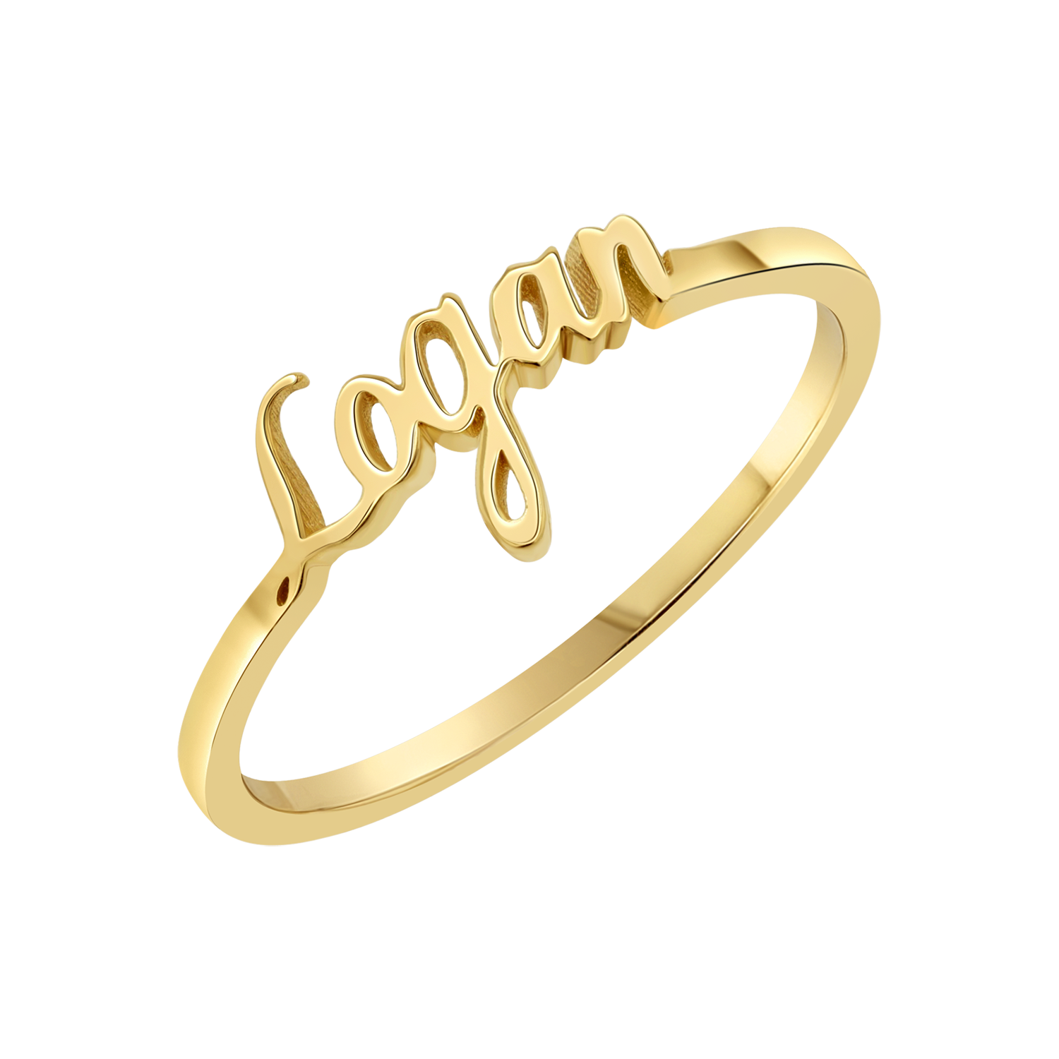 Elegant Name Ring |