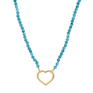 Blue Apatite Connector Necklace