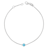 Kids Turquoise Solitaire Bracelet