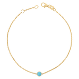 Kids Turquoise Solitaire Bracelet