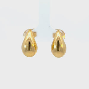 Puff Rain Drop Earrings