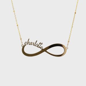 Infinity Custom Name Necklace