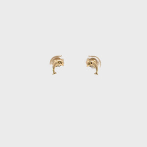 Dolphin Stud Earrings