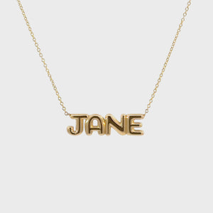 Balloon Name Necklace