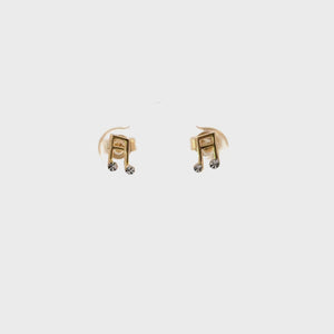 Musical Note Studs