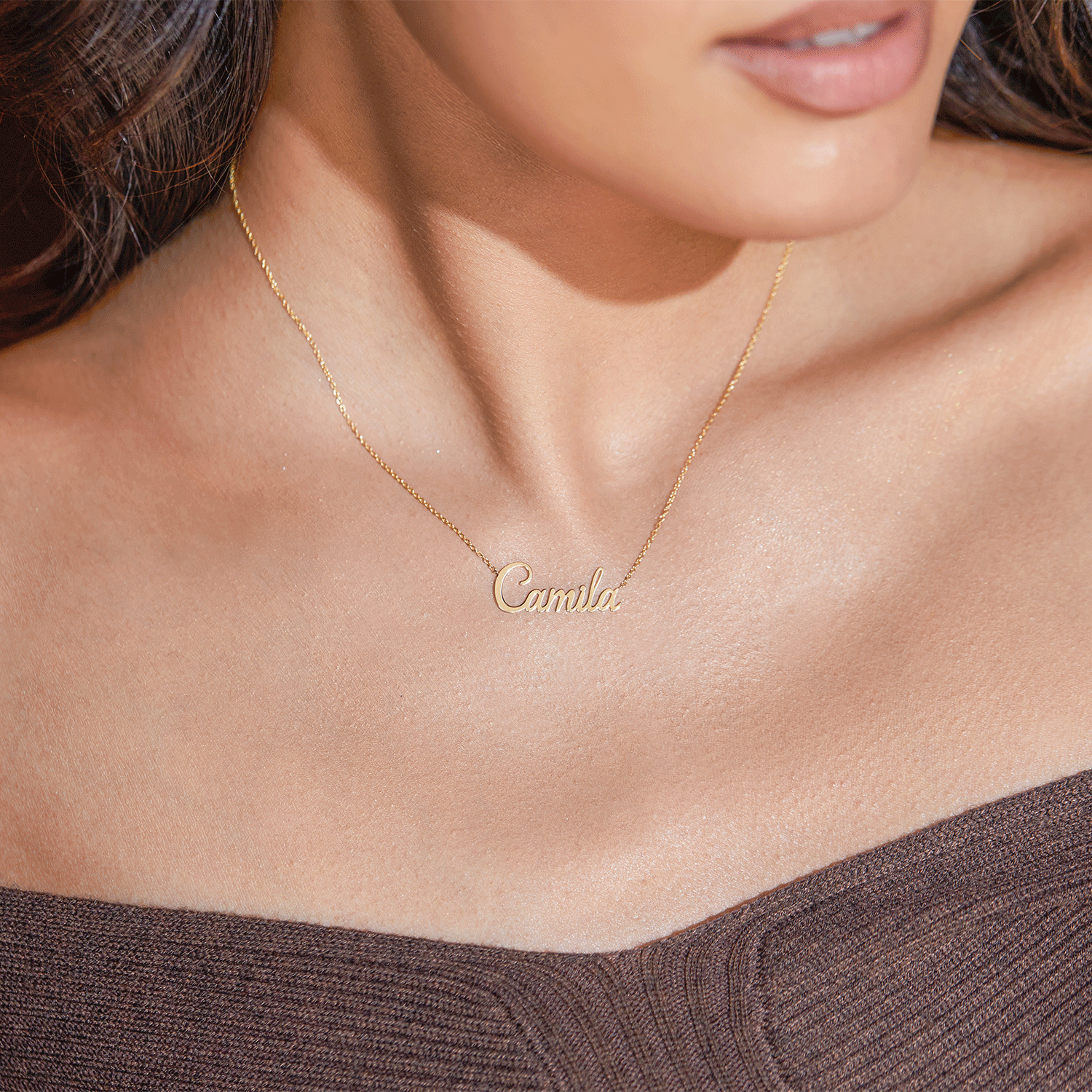 Girls Custom Name Charms Bracelet | My Little Necklace, Gold