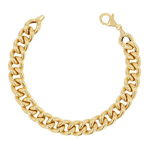 Baby Gold 14K Dainty Cuban Link Chain Bracelet