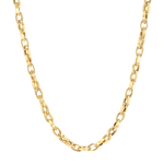 14K Gold Celine Twist Link Chain Necklace – Baby Gold