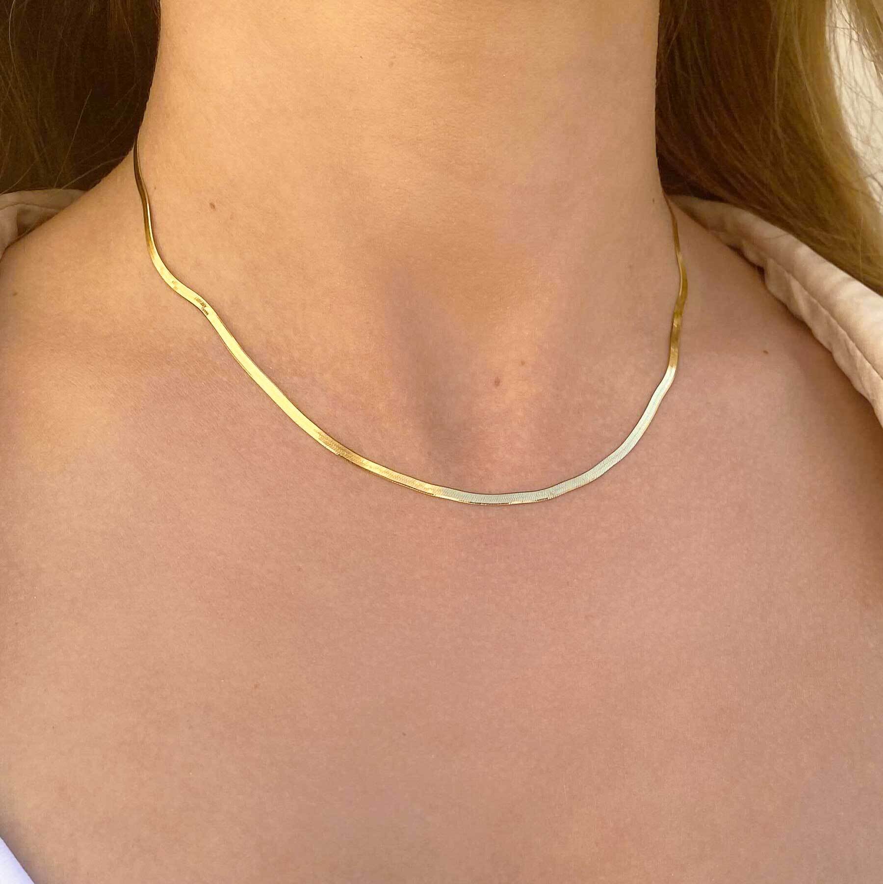 14K Solid Gold Necklace Extender Real 14K Bracelet Extender 2 3 4 Inch  Durable Adjustable Chain Gold Anklets Extension for Women 2 3 4 (14K  Yellow Gold-3 Inch) : Clothing, Shoes & Jewelry 