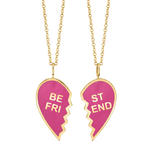 Enamel Best Friend Necklaces (Set of 2) – Baby Gold
