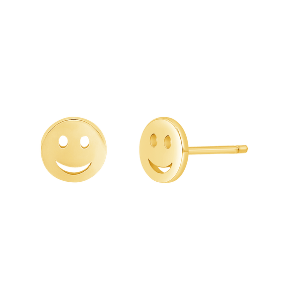 Find Happiness Smiley Face Earrings · Madison + Mallory