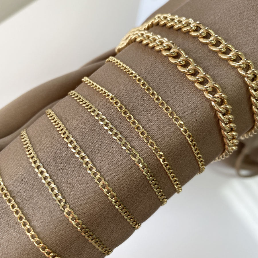14K Italian Gold Paperclip Chain Bracelet | Sterling Forever