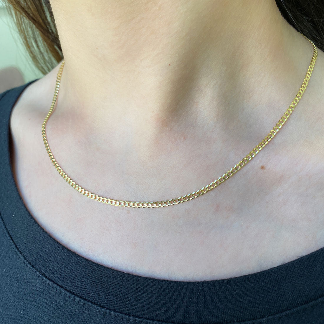 10K Yellow Gold 2.2mm-9.5mm Miami Cuban Chain Necklace 16