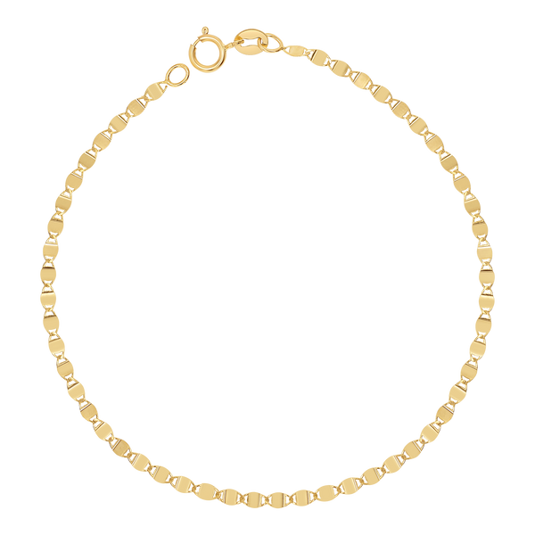 MEN'S SOLID GOLD BABY FLAT LINK CURB CHAIN – SHAY JEWELRY