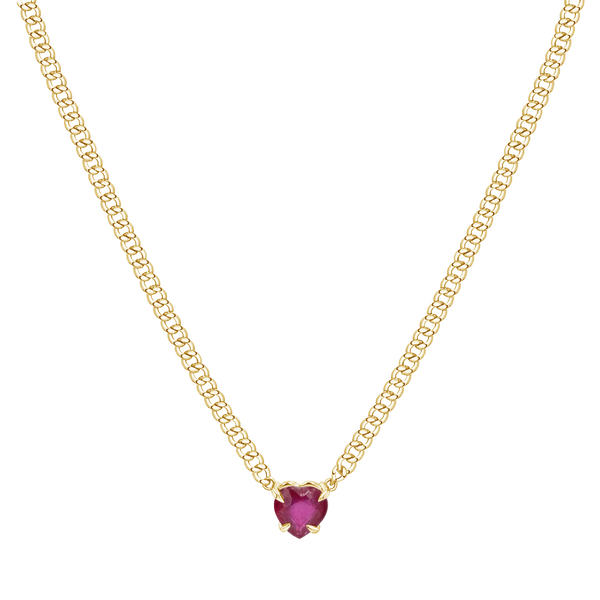 Buy Elegant Party Wear 1 Gram Gold Simple Ruby Stone Necklace Design Online