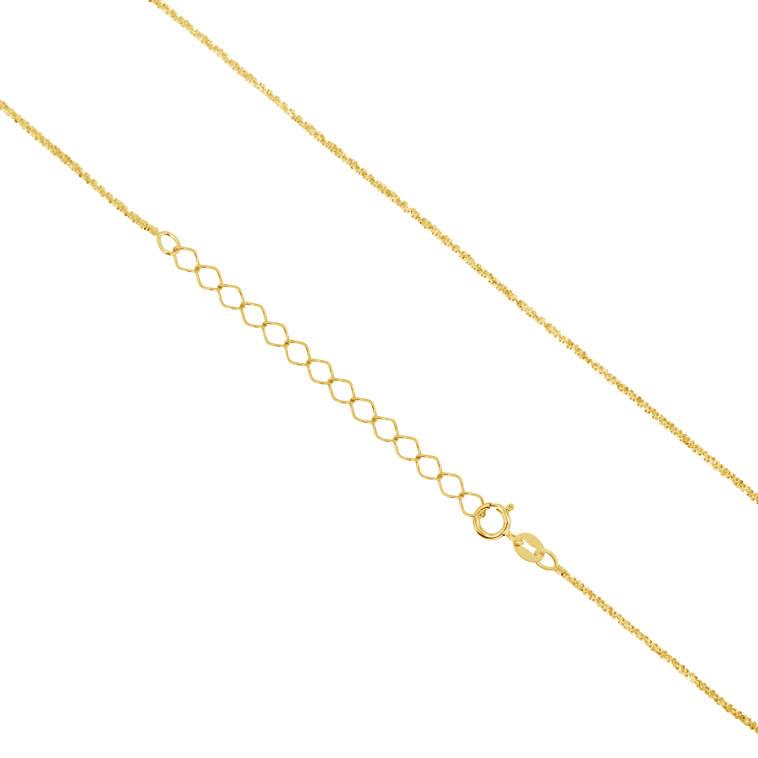 14K Gold Glimmer Chain Necklace – Baby Gold