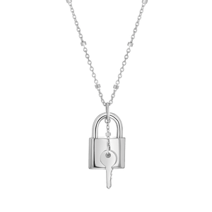 Louis Vuitton Padlock with Chain Necklace