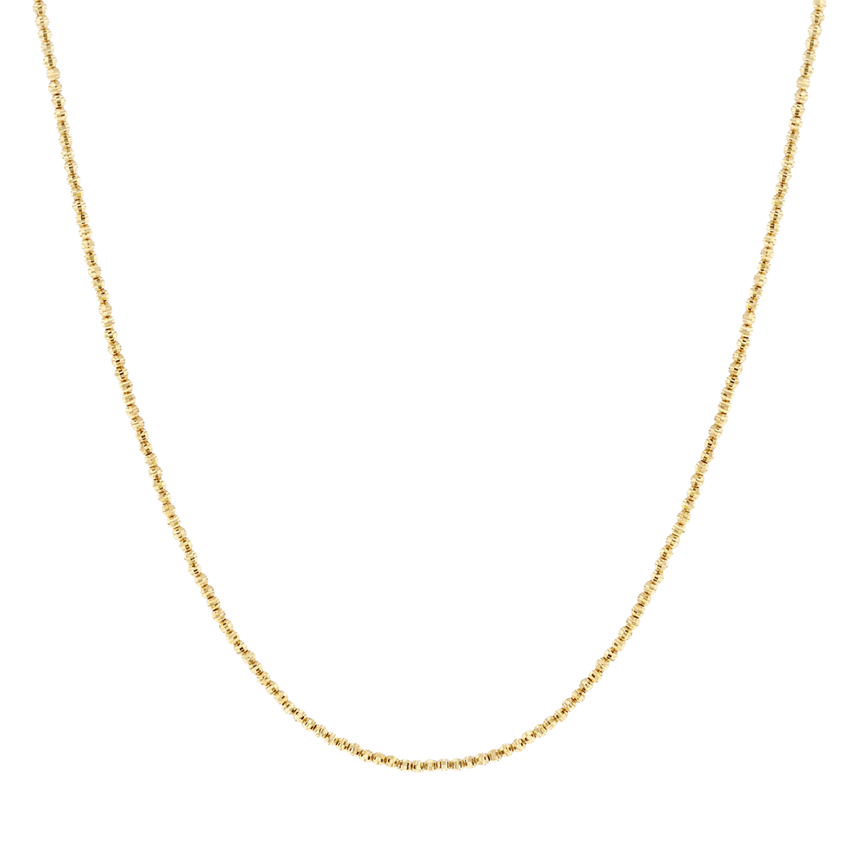 14K Mooncut Necklace – Baby Gold