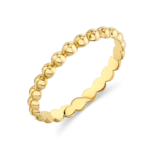 Domed Eternity Ring – Baby Gold