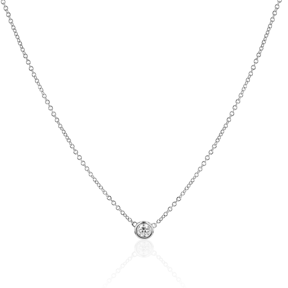 Kids Solitaire Diamond Necklace – Baby Gold